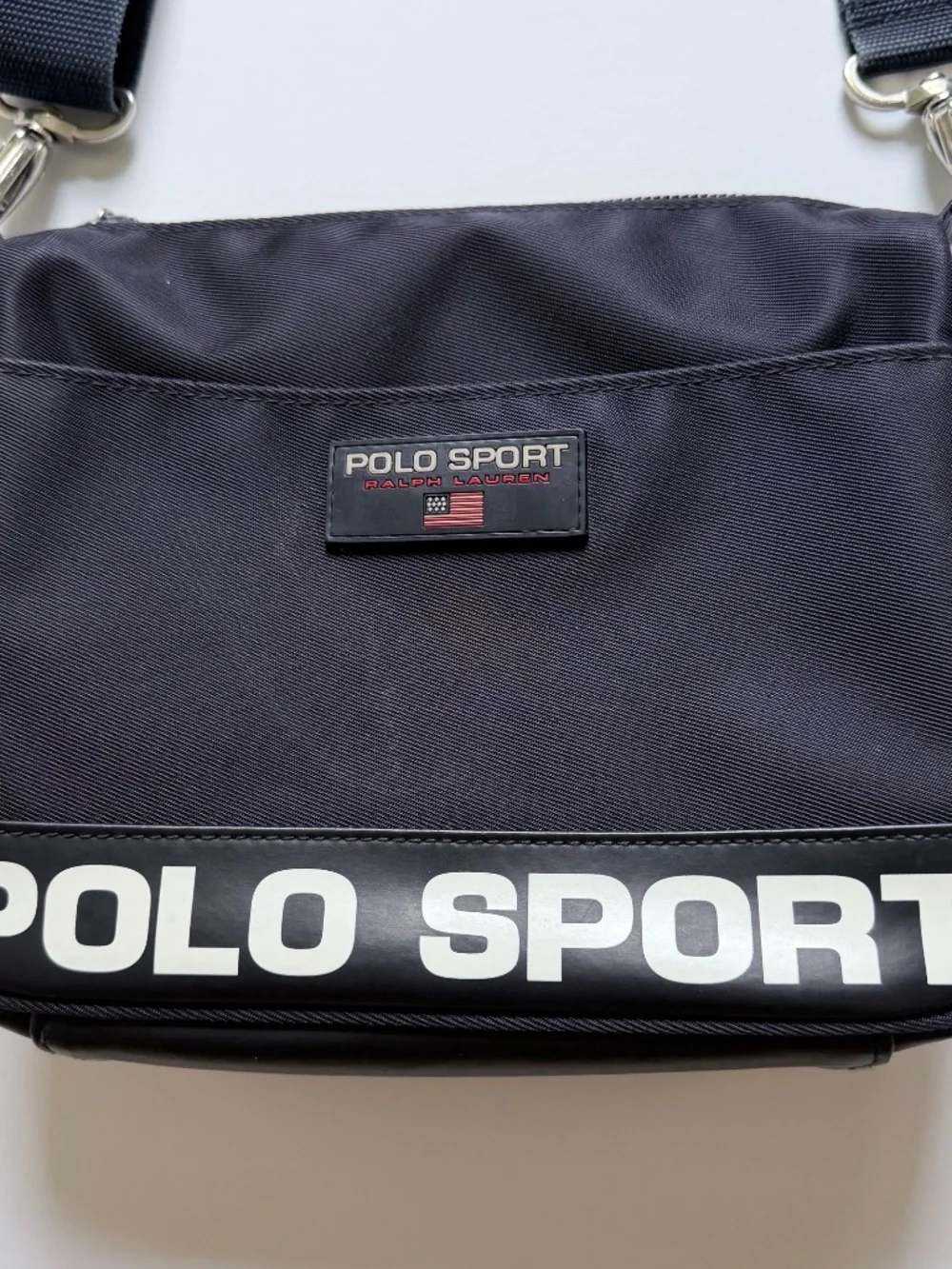 Vintage Polo Sport Ralph Lauren Dark Navy Nylon Crossbody Bag